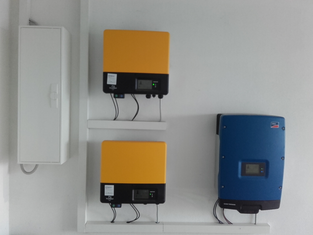 Wechselrichter und Speicher der Photovoltaikanlage